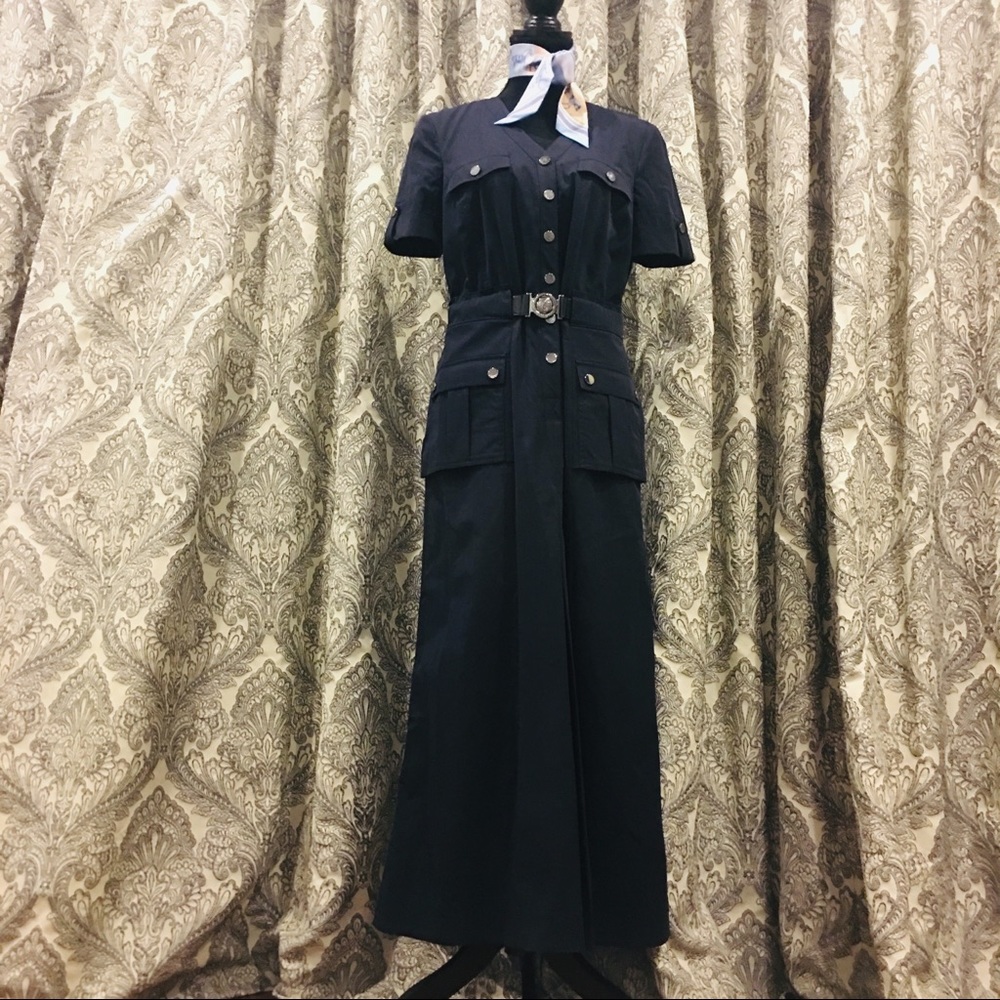NAVY BLUE CARGO DRESS